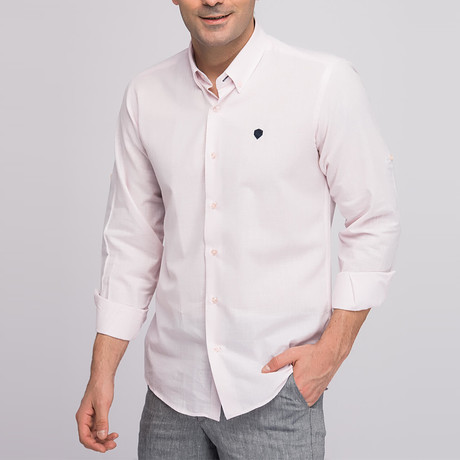 G634 Button-Down Shirt // Pink (S)