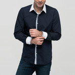 Max Button-Up Shirt // Dark Blue (Small)