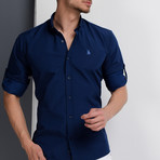G657 Button-Down Shirt // Dark Blue (XL)