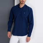G657 Button-Down Shirt // Dark Blue (L)