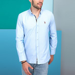 G674 Button-Down Shirt // Light Blue (XL)