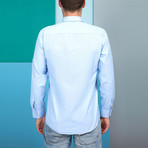 G674 Button-Down Shirt // Light Blue (XXL)