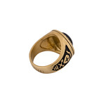 Mortis Ring // Matte Gold Finish (Size 6)