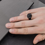Ferus Ring // Matte Black (Size: 5)