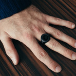 Mortis Ring // Black (Size 6)