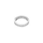 Bulgari Anniversario 18k White Gold Diamond Band Ring // Ring Size: 6.25