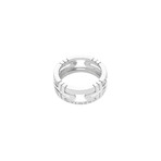 Bulgari Parentesi 18k White Gold Band Ring // Ring Size: 6.25