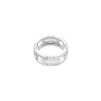 Bulgari Parentesi 18k White Gold Band Ring // Ring Size: 6.25