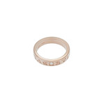 Bulgari Anniversario 18k Rose Gold Diamond Band Ring // Ring Size: 7.5