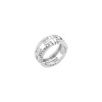 Bulgari Parentesi 18k White Gold Band Ring // Ring Size: 6.25