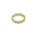 Bulgari Anniversario 18k Yellow Gold Diamond Band Ring // Ring Size: 6