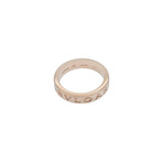 Bulgari Anniversario 18k Rose Gold Diamond Band Ring // Ring Size: 7.5