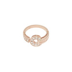 Bulgari Bulgari 18k Rose Gold Diamond Statement Ring // Ring Size: 6