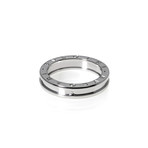 Bulgari B Zero 18k White Gold Band Ring (Ring Size: 5.5)