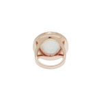 Bulgari Bulgari 18k Rose Gold Mother of Pearl Signet Ring // Ring Size: 7.25