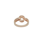 Bulgari Bulgari 18k Rose Gold Diamond Statement Ring // Ring Size: 6