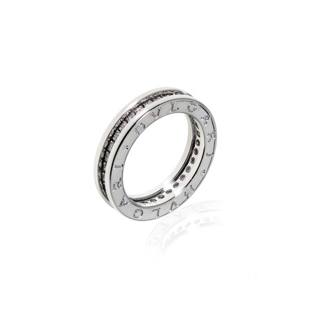 Bulgari B Zero 18k White Gold Diamond Band Ring // Ring Size: 7.5