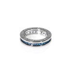 Bulgari B Zero 18k White Gold Topaz Band Ring // Ring Size: 6.25