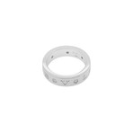Bulgari Roman Sorbet 18k White Gold Diamond Band Ring // Ring Size: 6.25