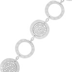 Bulgari Bulgari 18k White Gold Diamond Chain Bracelet