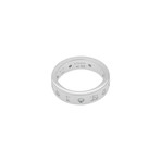 Bulgari Roman Sorbet 18k White Gold Diamond Band Ring // Ring Size: 6.25