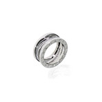 Bulgari B Zero 18k White Gold Diamond Band Ring // Ring Size: 6.25