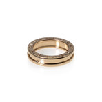 Bulgari B Zero 18k Rose Gold Band Ring (Ring Size: 5.25)