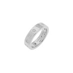 Bulgari Roman Sorbet 18k White Gold Diamond Band Ring // Ring Size: 6.25