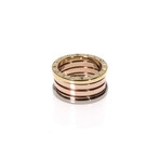 Bulgari B Zero 18k Three-Tone Gold Band Ring // Ring Size: 6.25