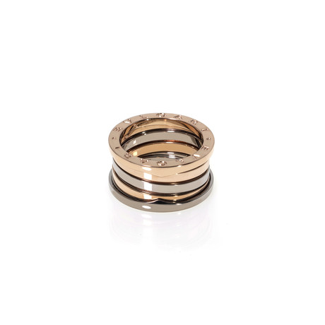 Bulgari B Zero 18k Two-Tone Gold Band Ring // Ring Size: 7