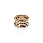 Bulgari B Zero 18k Three-Tone Gold Band Ring // Ring Size: 6.25