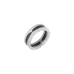 Bulgari Save The Children Sterling Silver Band Ring // Ring Size: 6.25