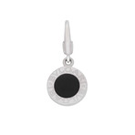 Bulgari Bulgari 18k White Gold Onyx Pendant Charm