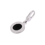 Bulgari Bulgari 18k White Gold Onyx Pendant Charm