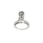 Bulgari B Zero 18k White Gold Diamond Statement Ring (Ring Size: 5.25)