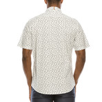 Declan Short Sleeve Button Down Shirt // White (S)