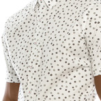 Atticus Short Sleeve Button Down Shirt // White (XL)