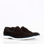 Lionel Casual Shoes // Dark Brown + Blue (Euro: 43)