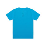 Triangulum V-neck Tee // Blue (XS)