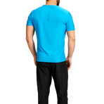 Triangulum V-neck Tee // Blue (XS)