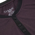 Dawn Long Sleeve Henley // Fig (XS)