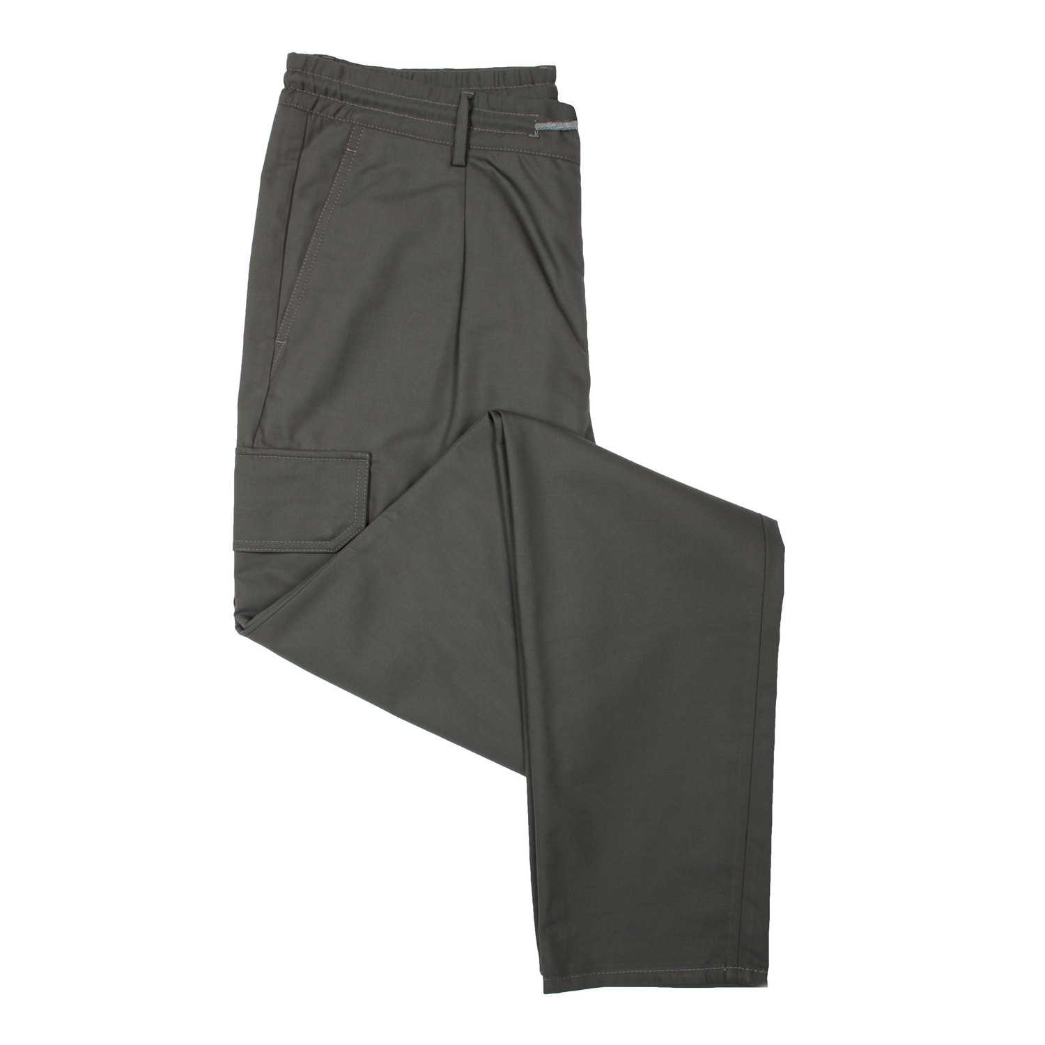 Wool Blend Casual Draw String Pants // Sage (28WX32L) - Brunello ...