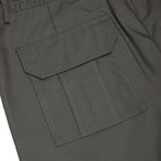 Wool Blend Casual Draw String Pants // Sage (28WX32L)
