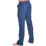 Casual Drawstring Pants // Navy (M)