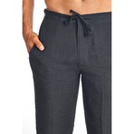 Beachwear Drawstring Pants // Black (L)