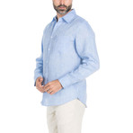 Classic Resort Wear Short-Sleeve Shirt // Blue (M)