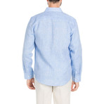 Classic Resort Wear Short-Sleeve Shirt // Blue (M)