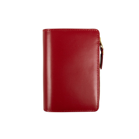 Leather Organizer Wallet // Red