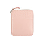 Animal Embossed Patchwork Square Wallet // Pink