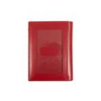 Leather Cardholder Wallet // Red